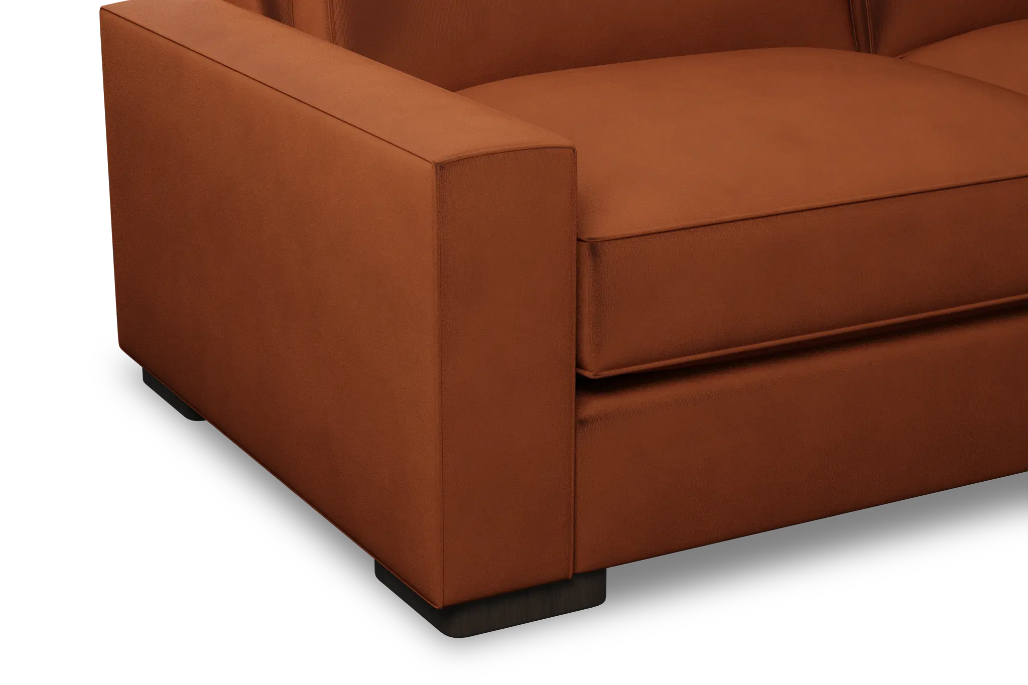 Edgewater Joya Orange 84" Sofa W/ 2 Cushions Edgewater Joya Orange 84" Sofa W/ 2 Cushions