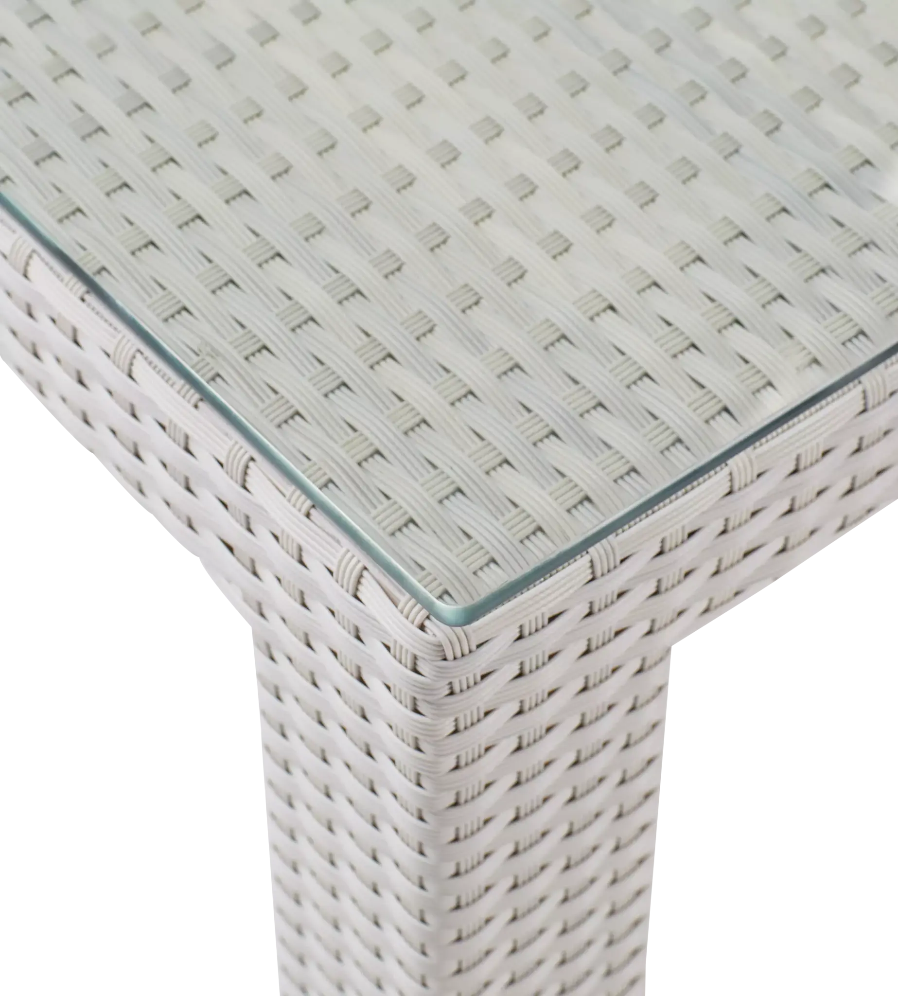 Bahia White 84" Rectangular Table Bahia White 84" Rectangular Table