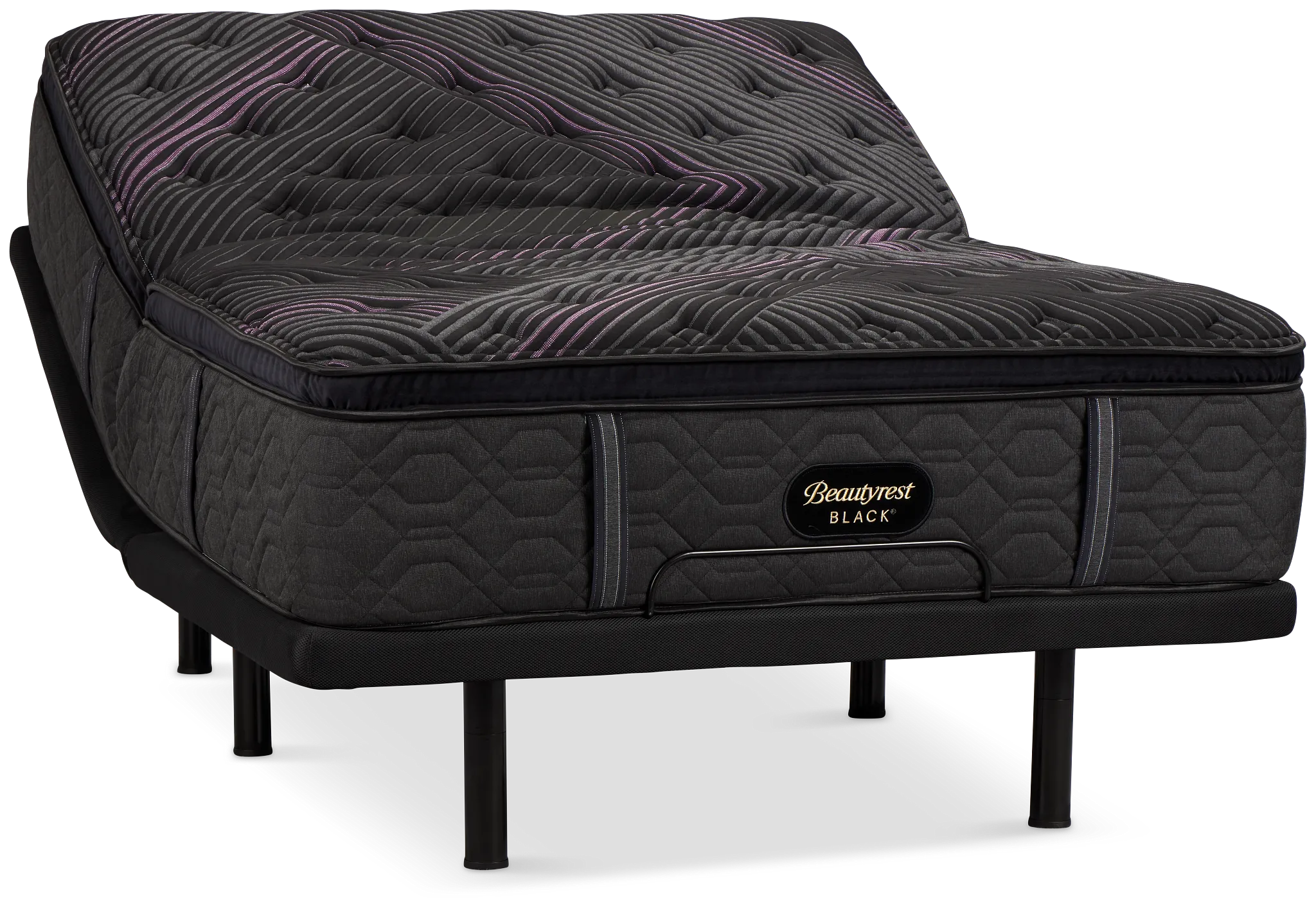 Beautyrest Black Series Two Plush Pillow Top Deluxe Adjustable Mattress Set