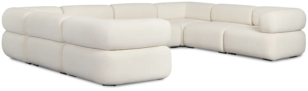 Celeste Light Beige Fabric 8-piece Modular Sectional Celeste Light Beige Fabric 8-piece Modular Sectional