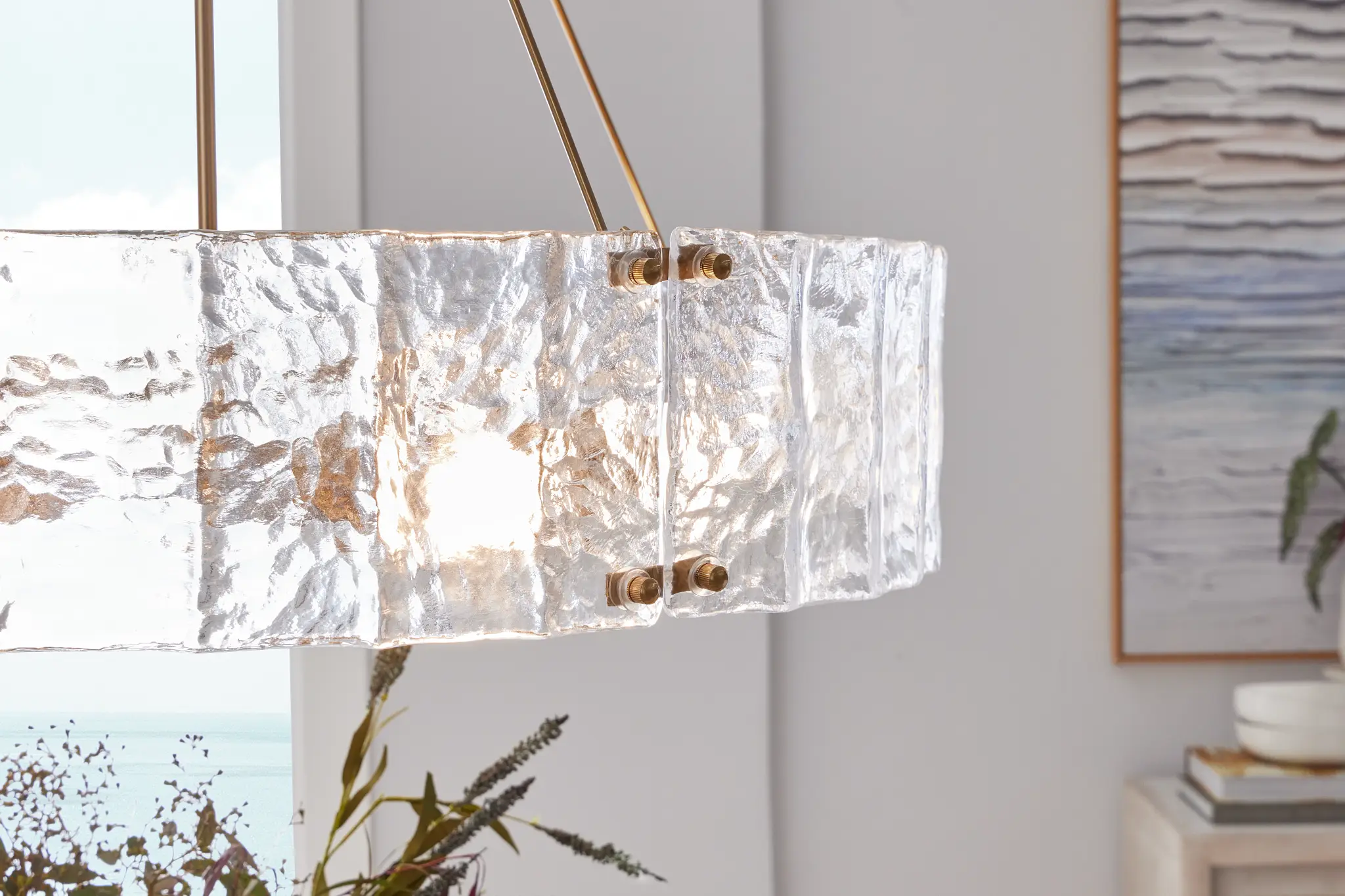Lunan Gold Medium Chandelier Lunan Gold Medium Chandelier