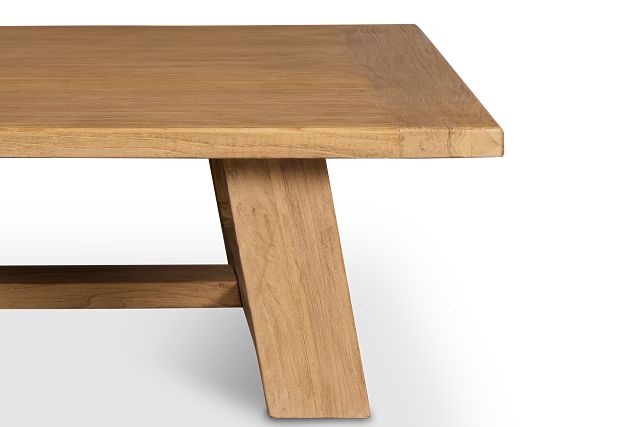 Carley Light Tone Square Coffee Table
