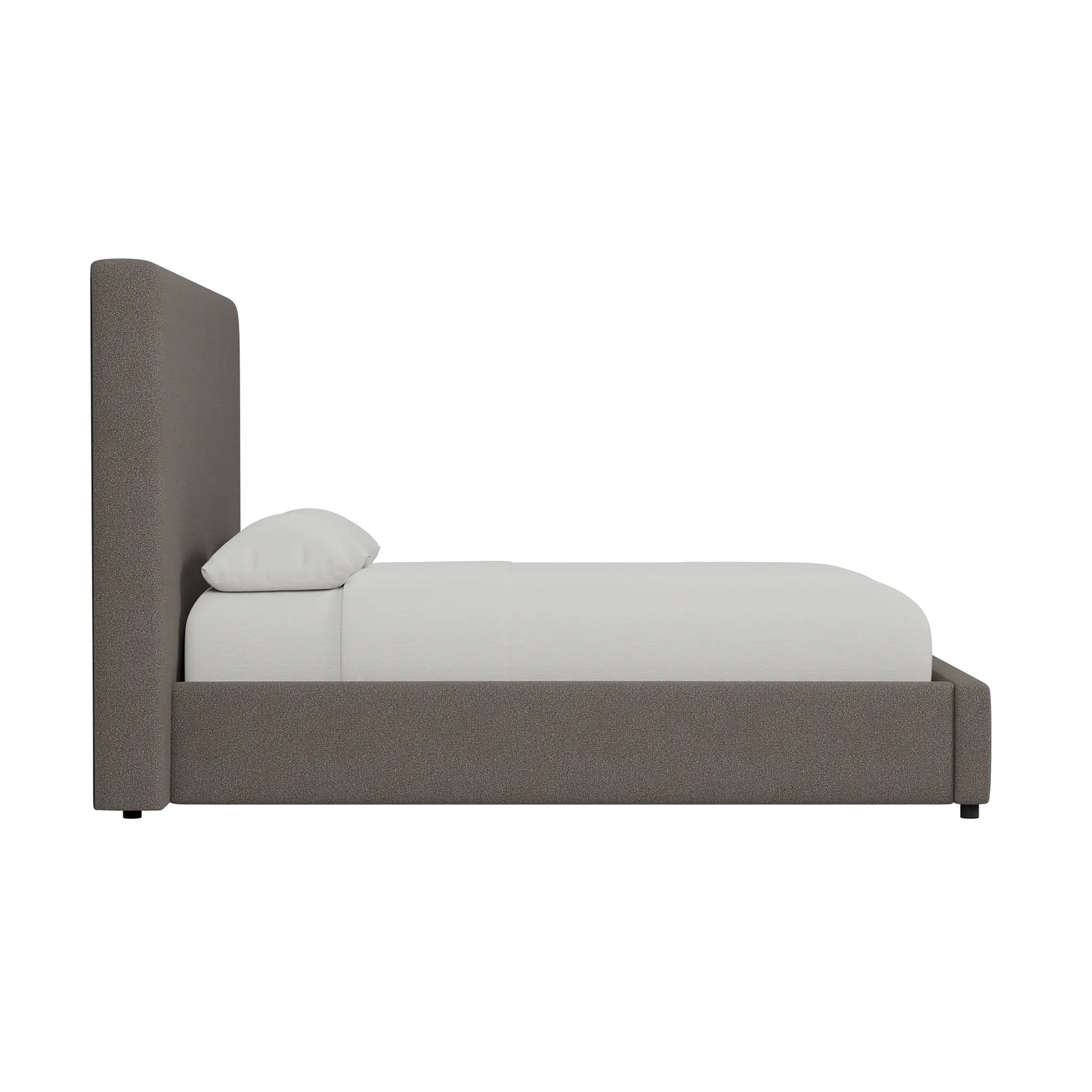 Grayton Elite Dark Gray 54" Upholstered Platform Bed Grayton Elite Dark Gray 54" Upholstered Platform Bed