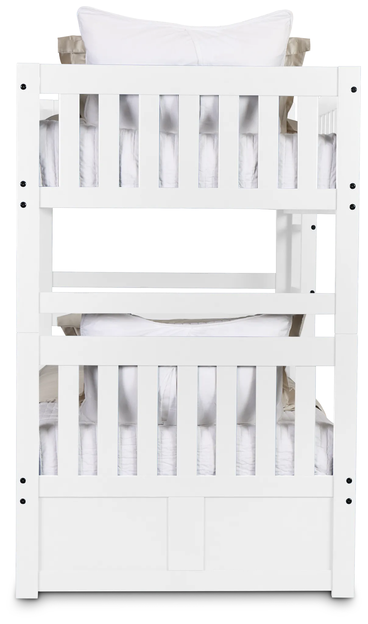 Charleston White Storage Bunk Bed