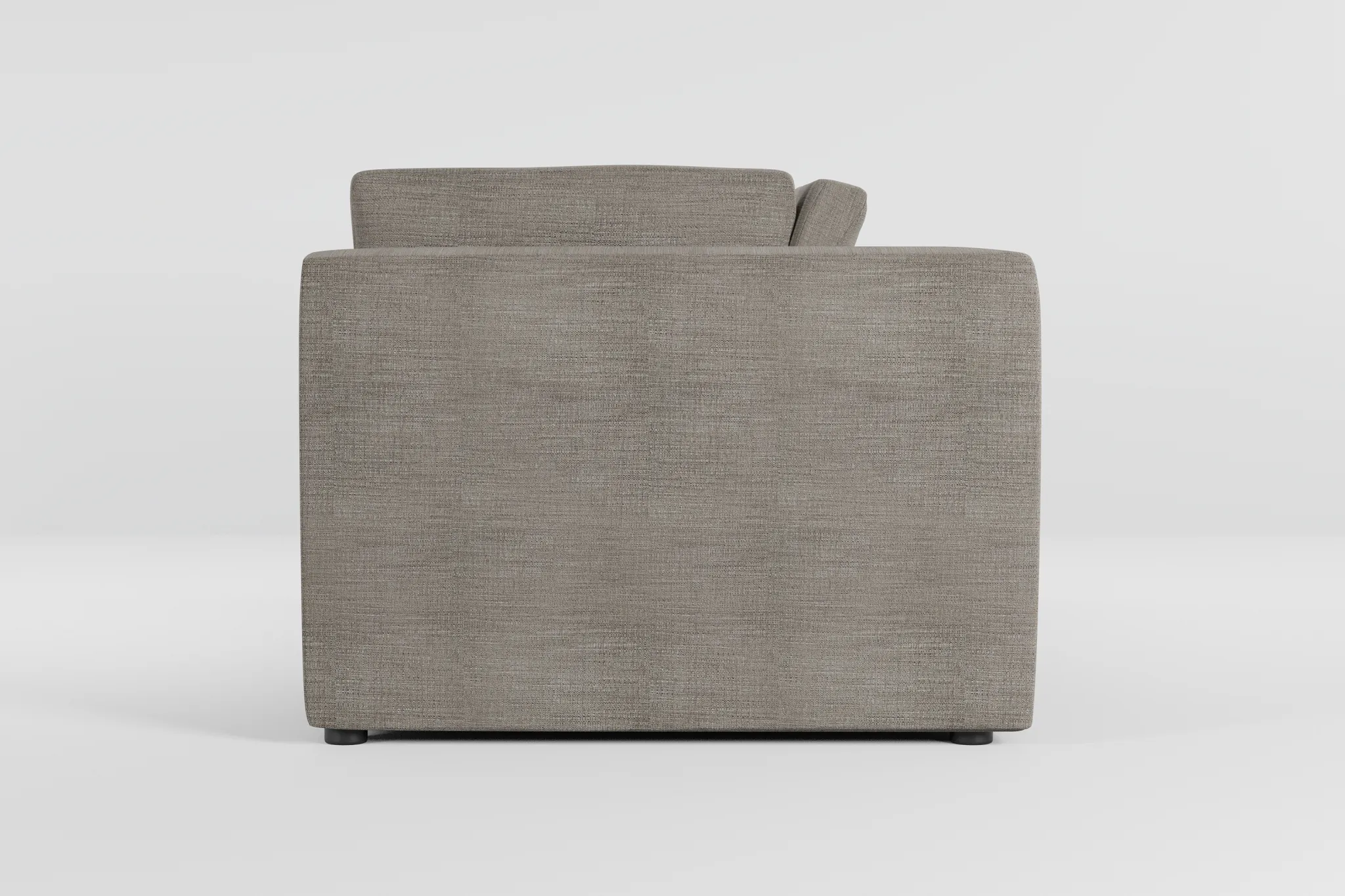 Destin Sea Lane Light Gray Fabric 2-piece Modular Sofa