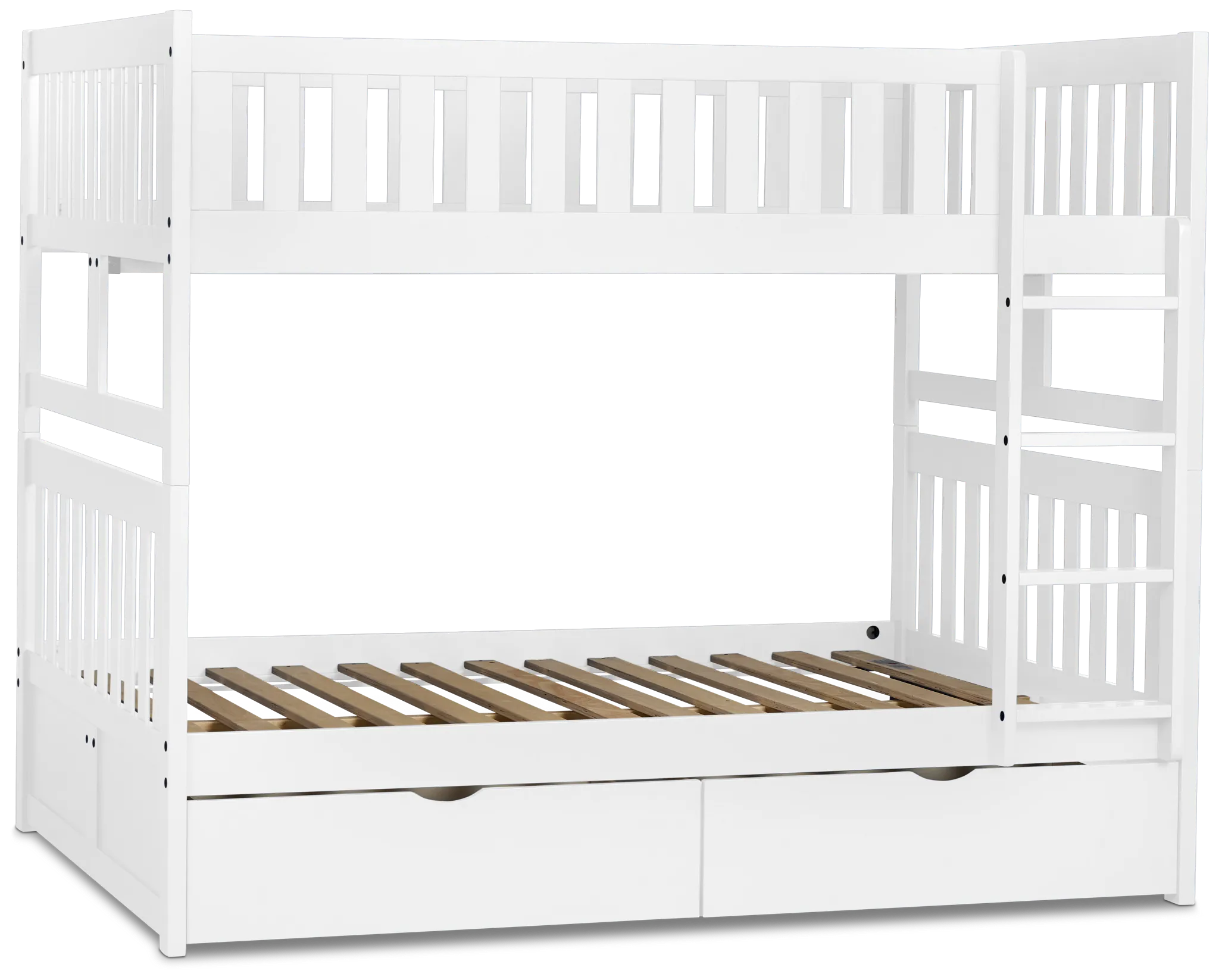 Charleston White Storage Bunk Bed