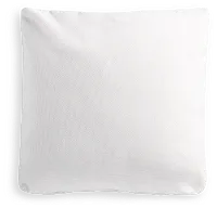 Suave White 20" Accent Pillow