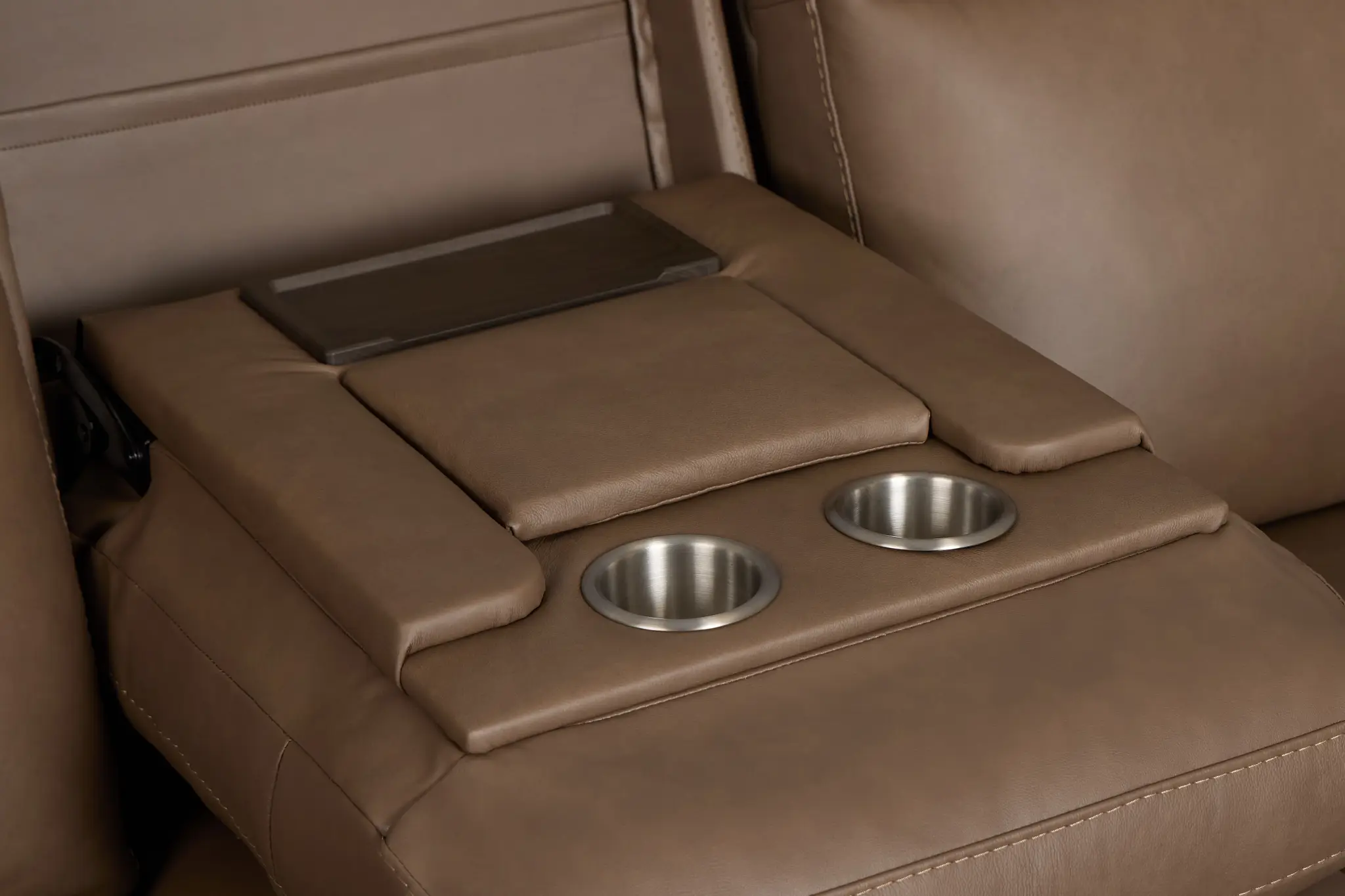 Belmont Dark Brown Lthr/vinyl Power Reclining Sofa Belmont Dark Brown Lthr/vinyl Power Reclining Sofa