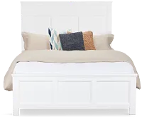 Seabrook White Panel Bed