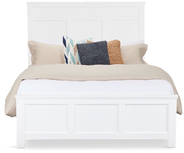 Seabrook White Panel Bed