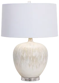 Arcadia Light Beige Table Lamp
