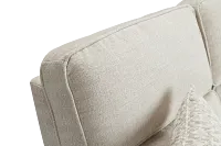 Bayside Light Beige Fabric Power Reclining Loveseat