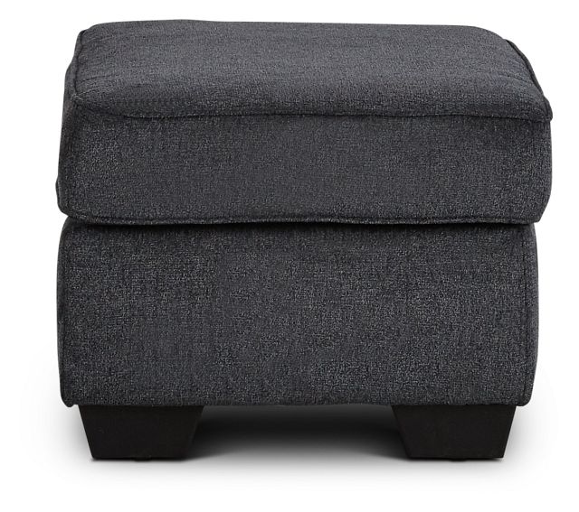 Altari Dark Gray Micro Ottoman