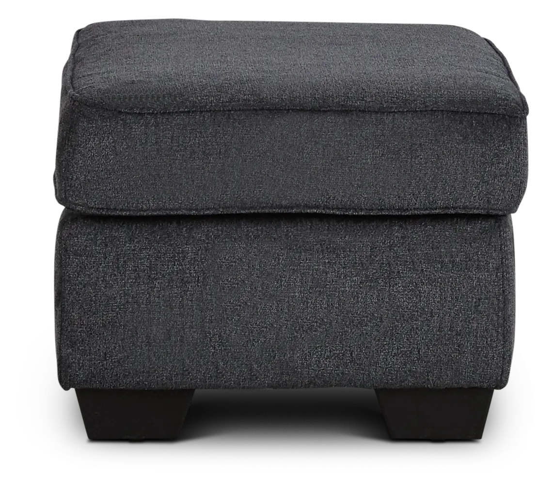 Altari Dark Gray Micro Ottoman