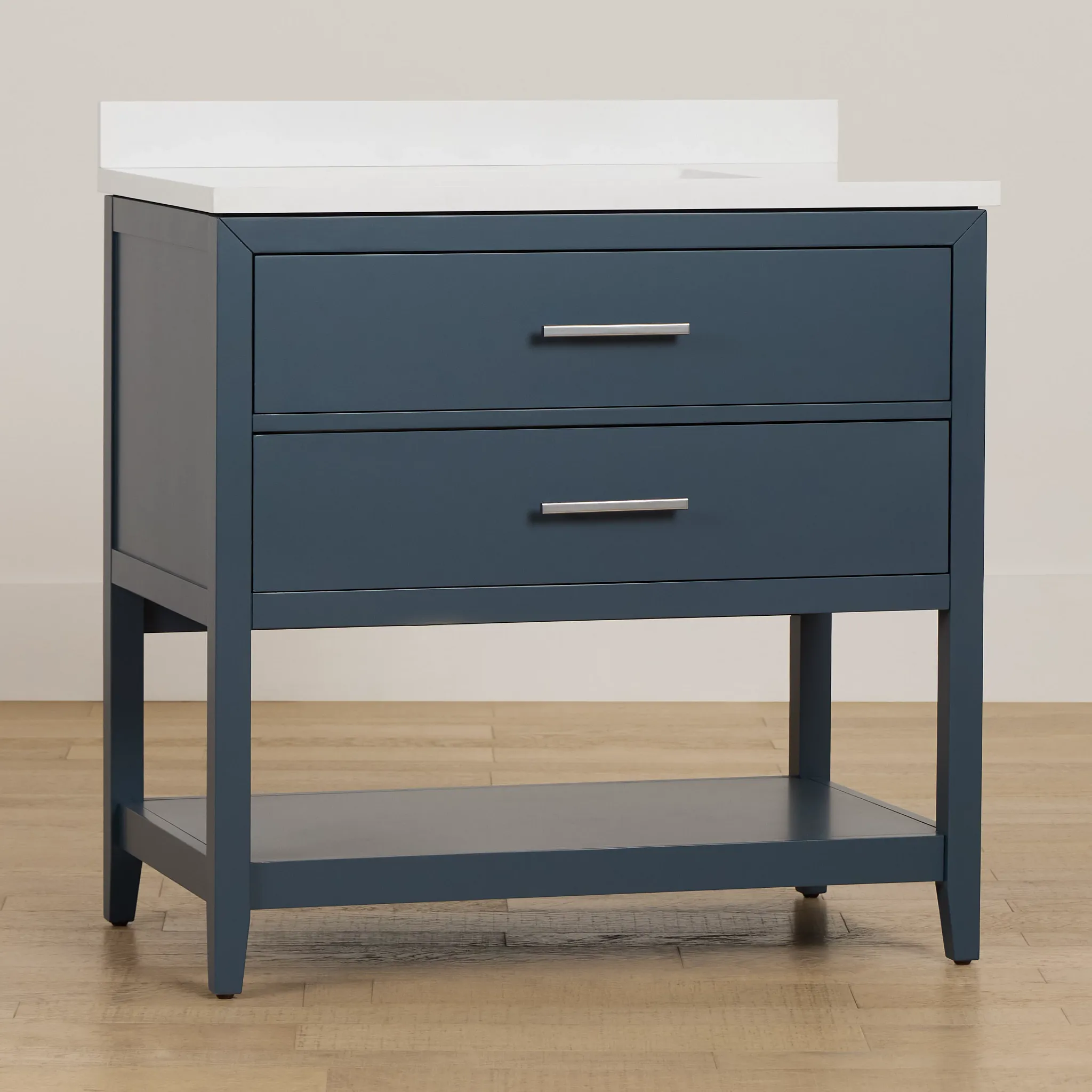 Alden Blue 36" Single Bathroom Vanity