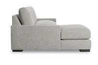 Edgewater Elevation Khaki Left Chaise Sectional