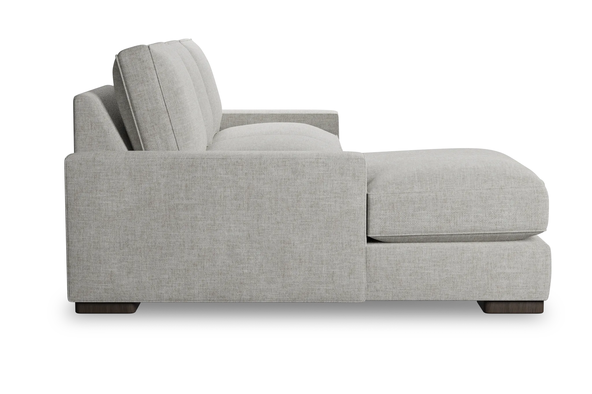 Edgewater Elevation Khaki Left Chaise Sectional