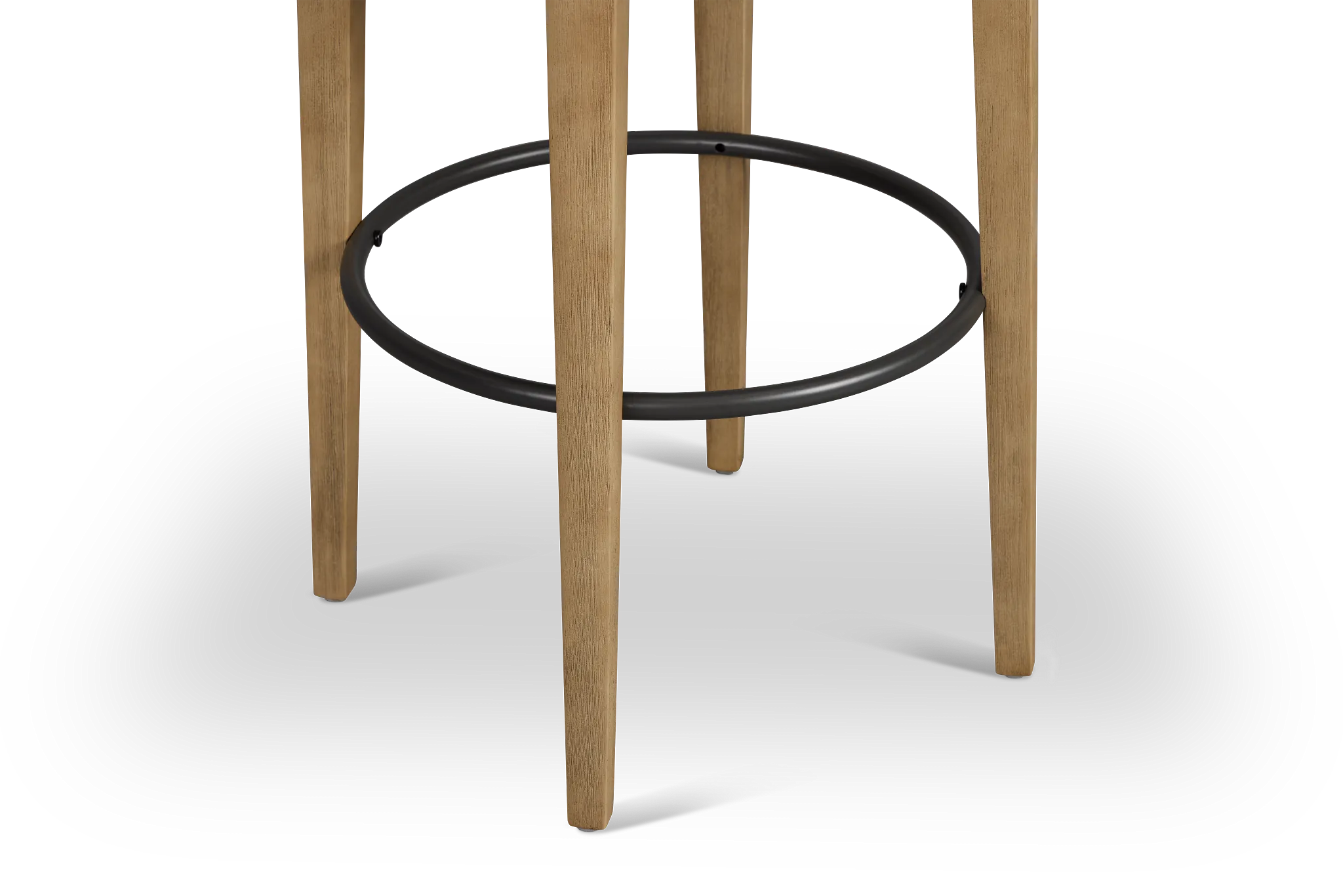 Libby Whitefabric 30" Upholstered Barstool