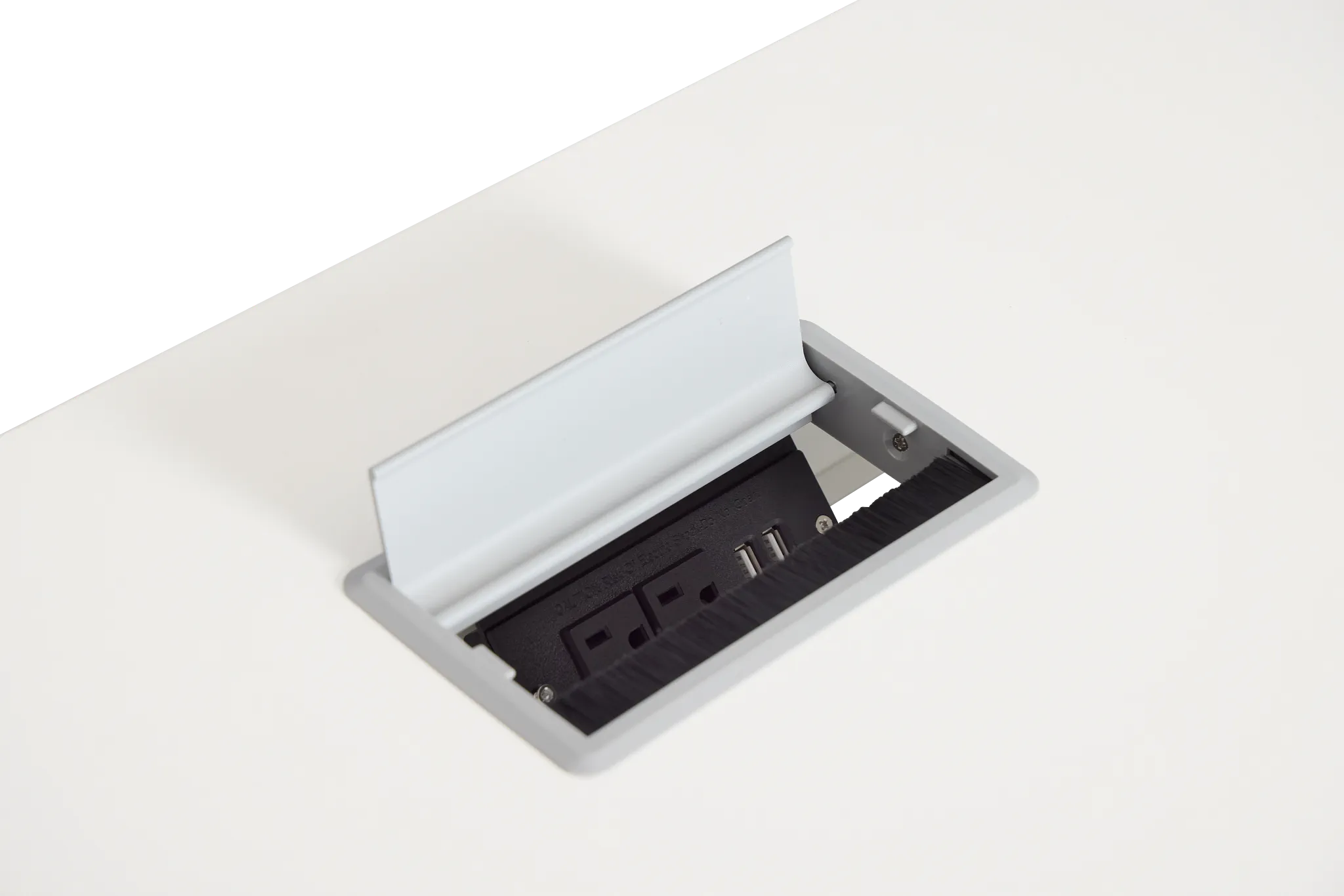 Clark White 47" Return Desk