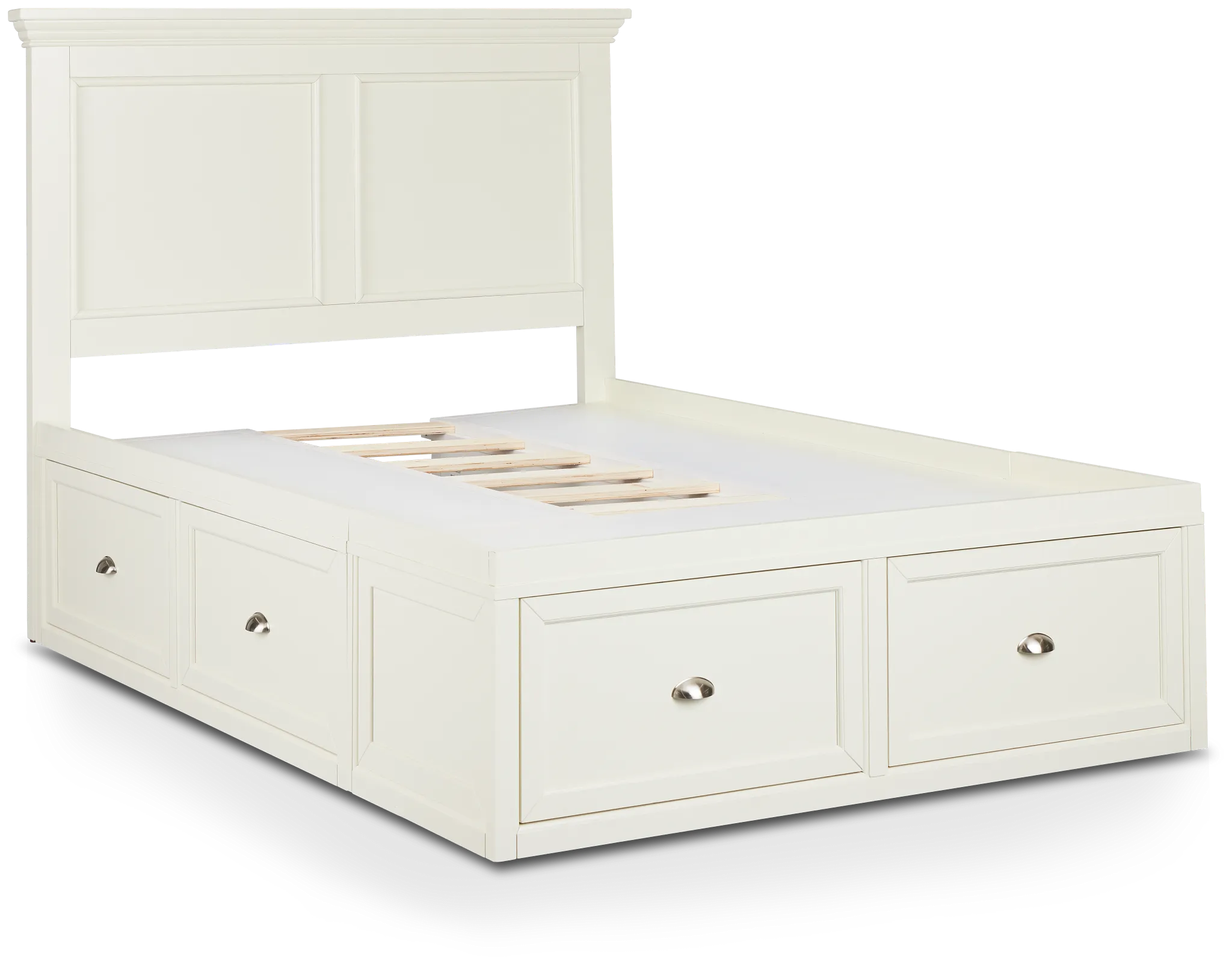 Spencer Ivory 6-drawer Platform Storage Bed