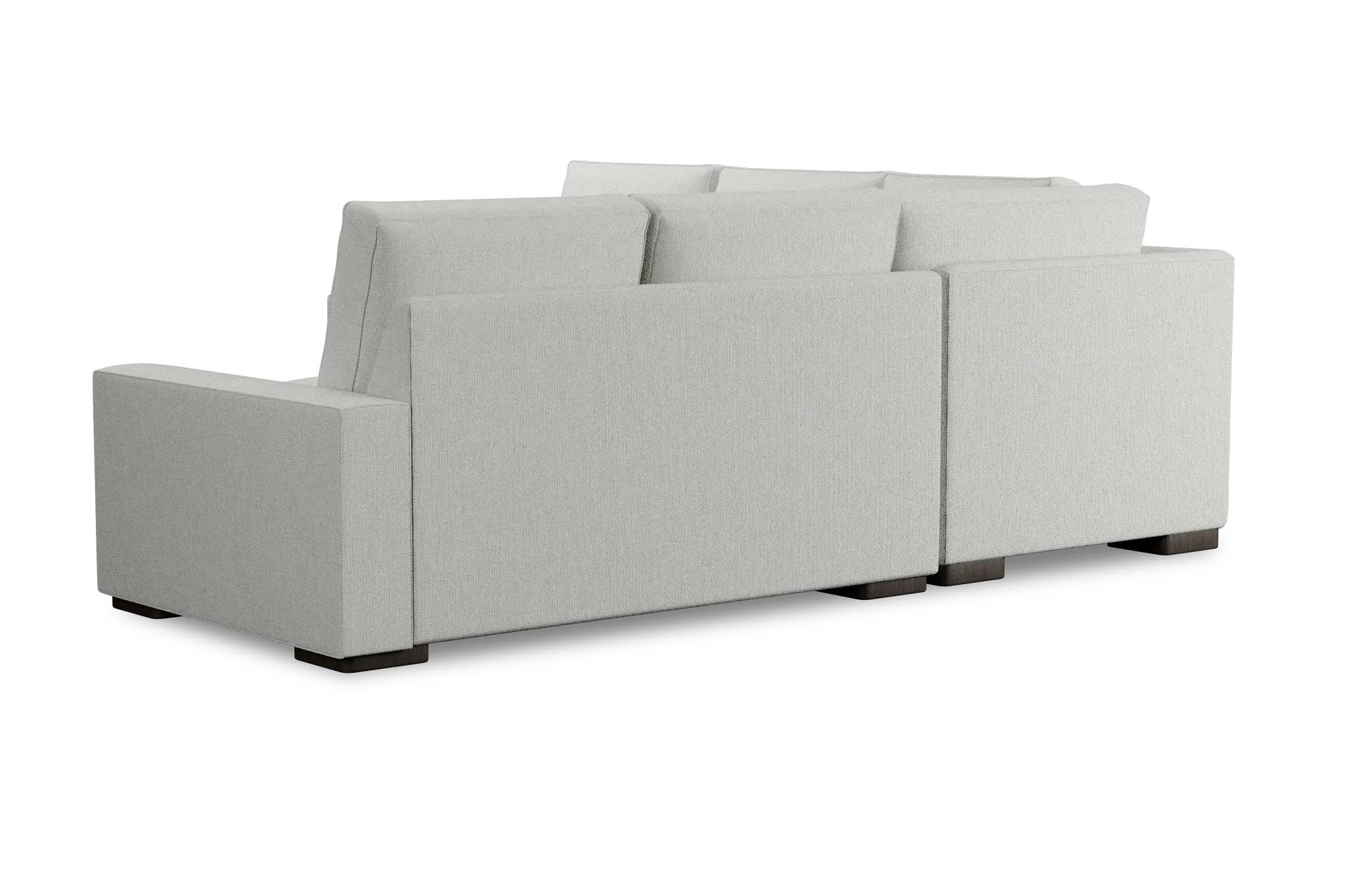 Edgewater Revenue White Small Two-arm Sectional Edgewater Revenue White Small Two-arm Sectional