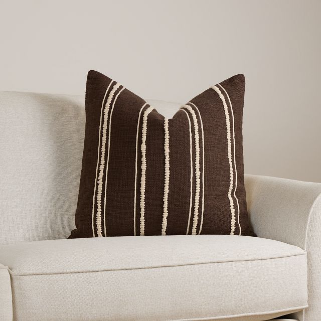Emilie Brown 24" Square Accent Pillow