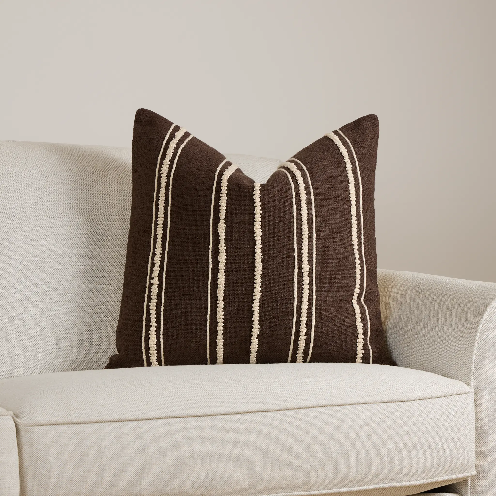 Emilie Brown 24" Square Accent Pillow Emilie Brown 24" Square Accent Pillow