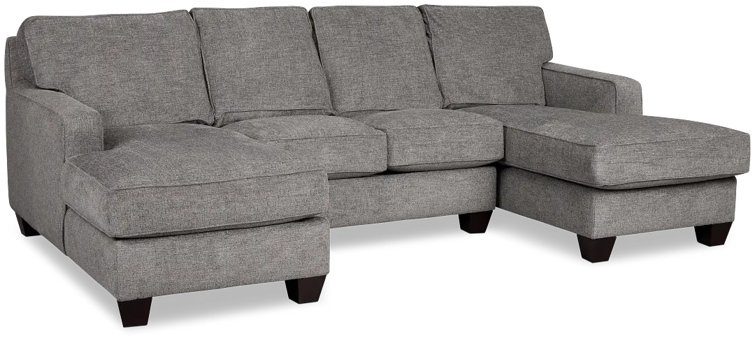 Andie Dark Gray Fabric U-shaped Sectional Andie Dark Gray Fabric U-shaped Sectional