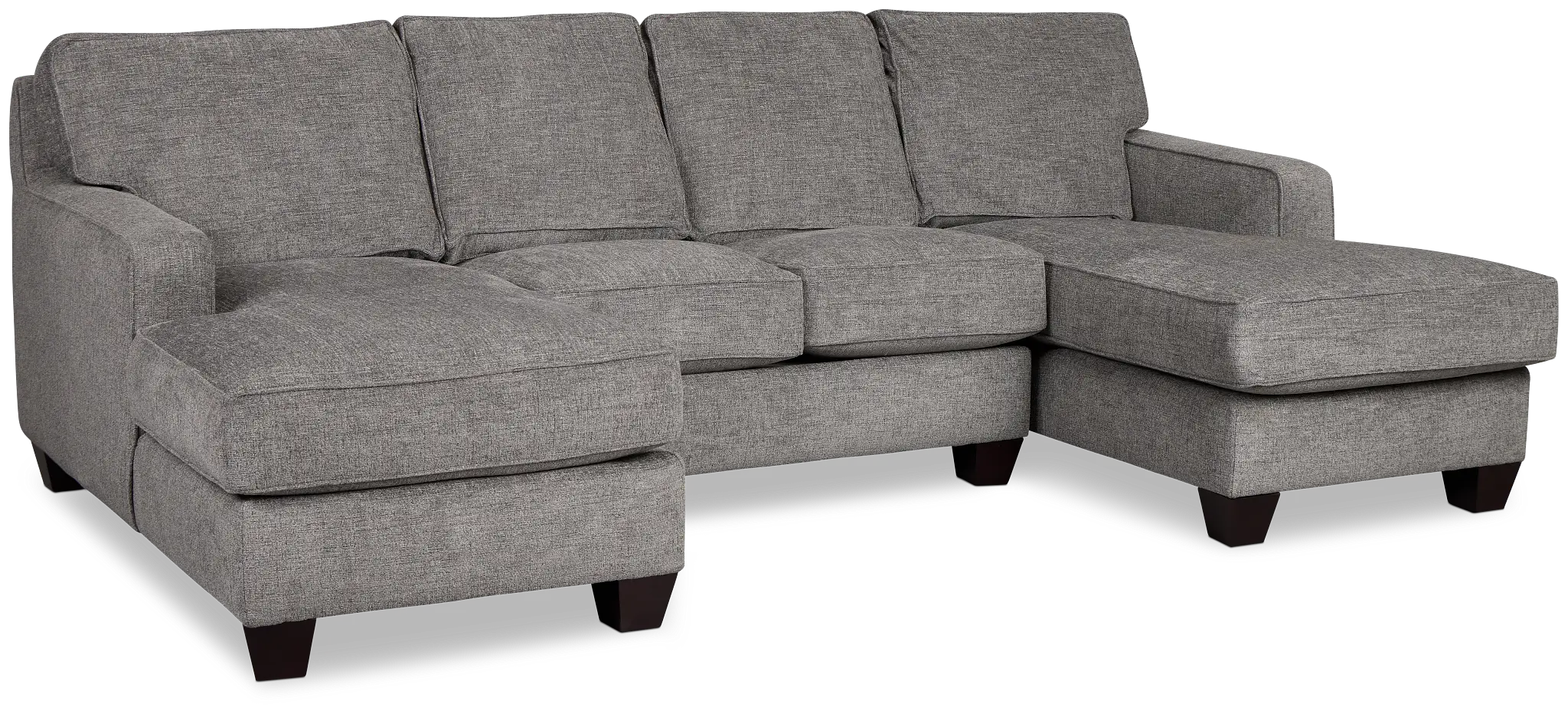 Andie Dark Gray Fabric U-shaped Sectional Andie Dark Gray Fabric U-shaped Sectional