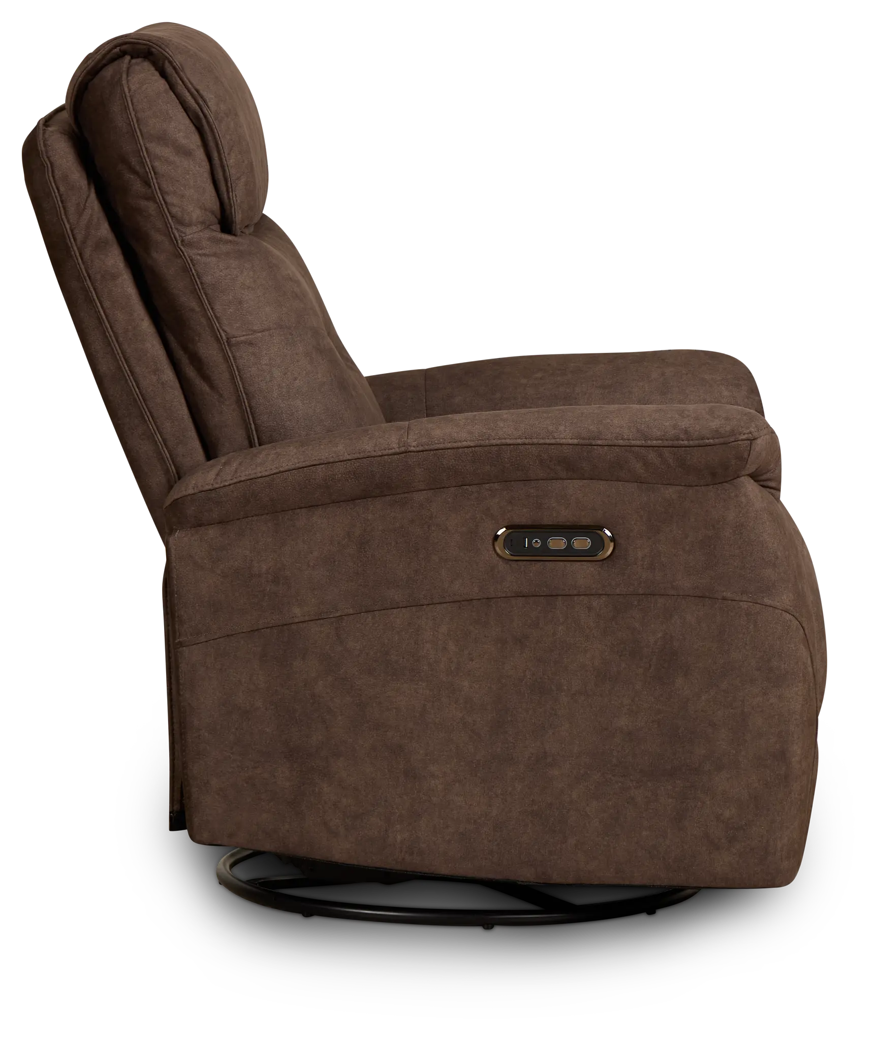 Ryder Brown Micro Power Swivel Glider Recliner Ryder Brown Micro Power Swivel Glider Recliner