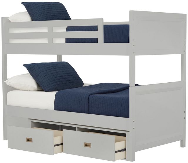 Ryder Gray Storage Bunk Bed