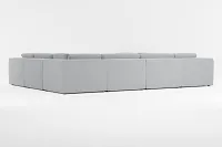 Destin Revenue Gray Fabric 8-piece Modular Sectional