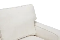 Andie White Fabric Right Chaise Sectional