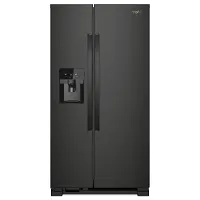 Whirlpool 325 Series Black Side By Side Refrigerator