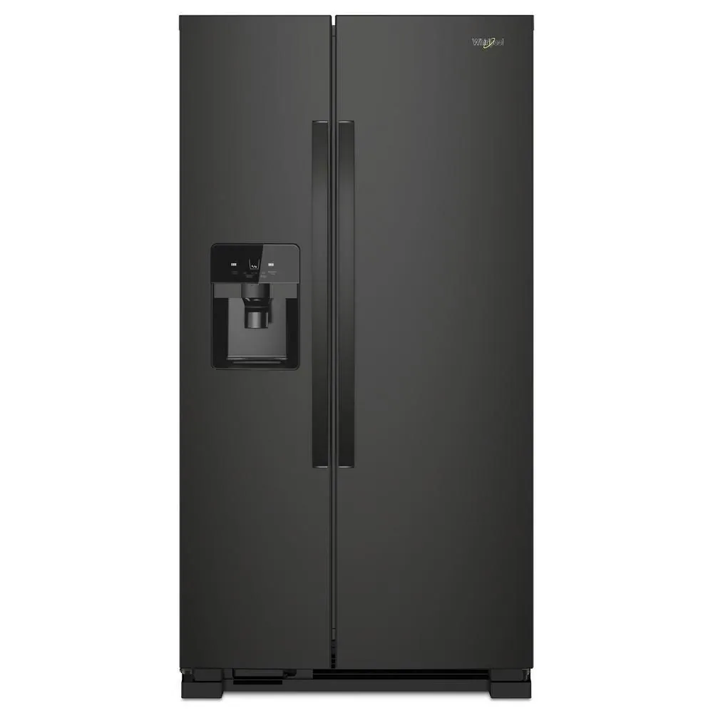 Whirlpool 325 Series Black Side By Side Refrigerator