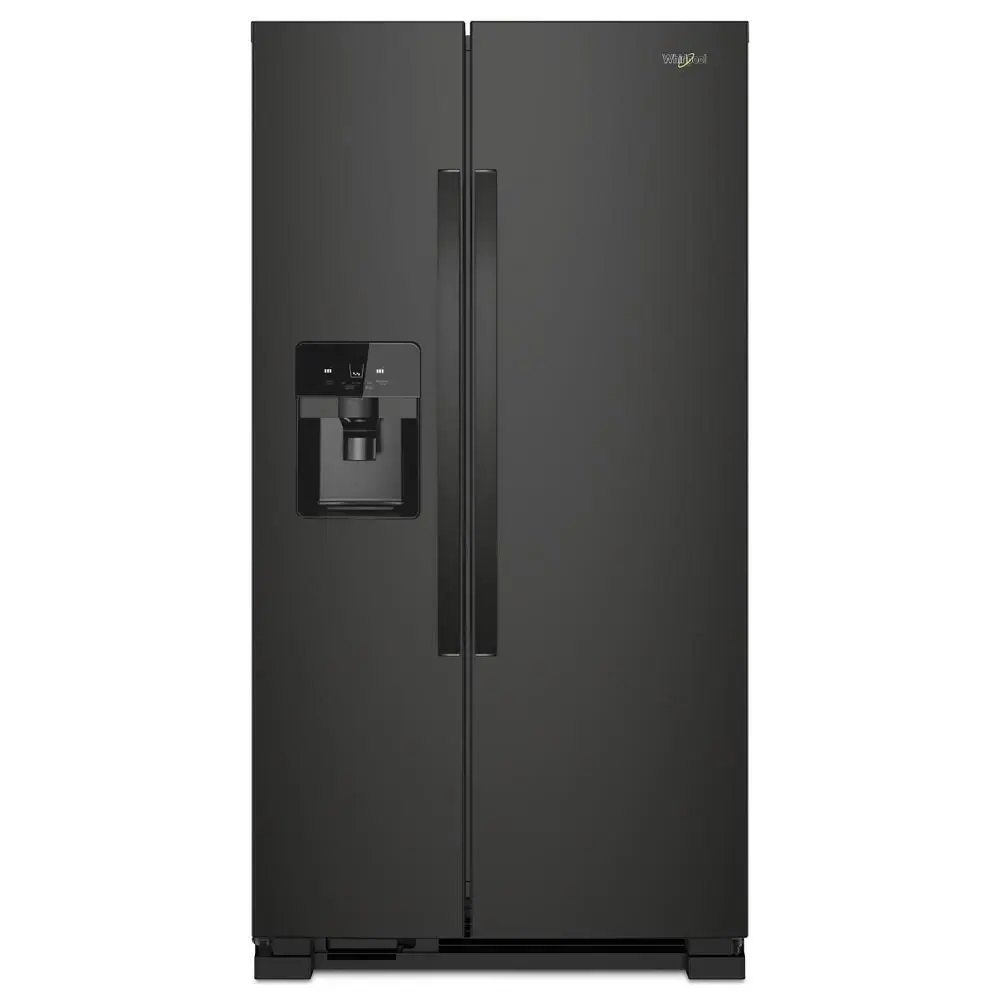 Whirlpool 325 Series Black Side By Side Refrigerator Whirlpool 325 Series Black Side By Side Refrigerator