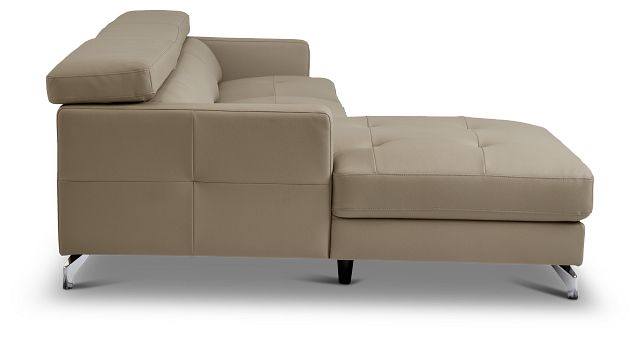 Marquez Taupe Micro Left Chaise Sectional