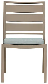 Raleigh Teal Aluminum Side Chair