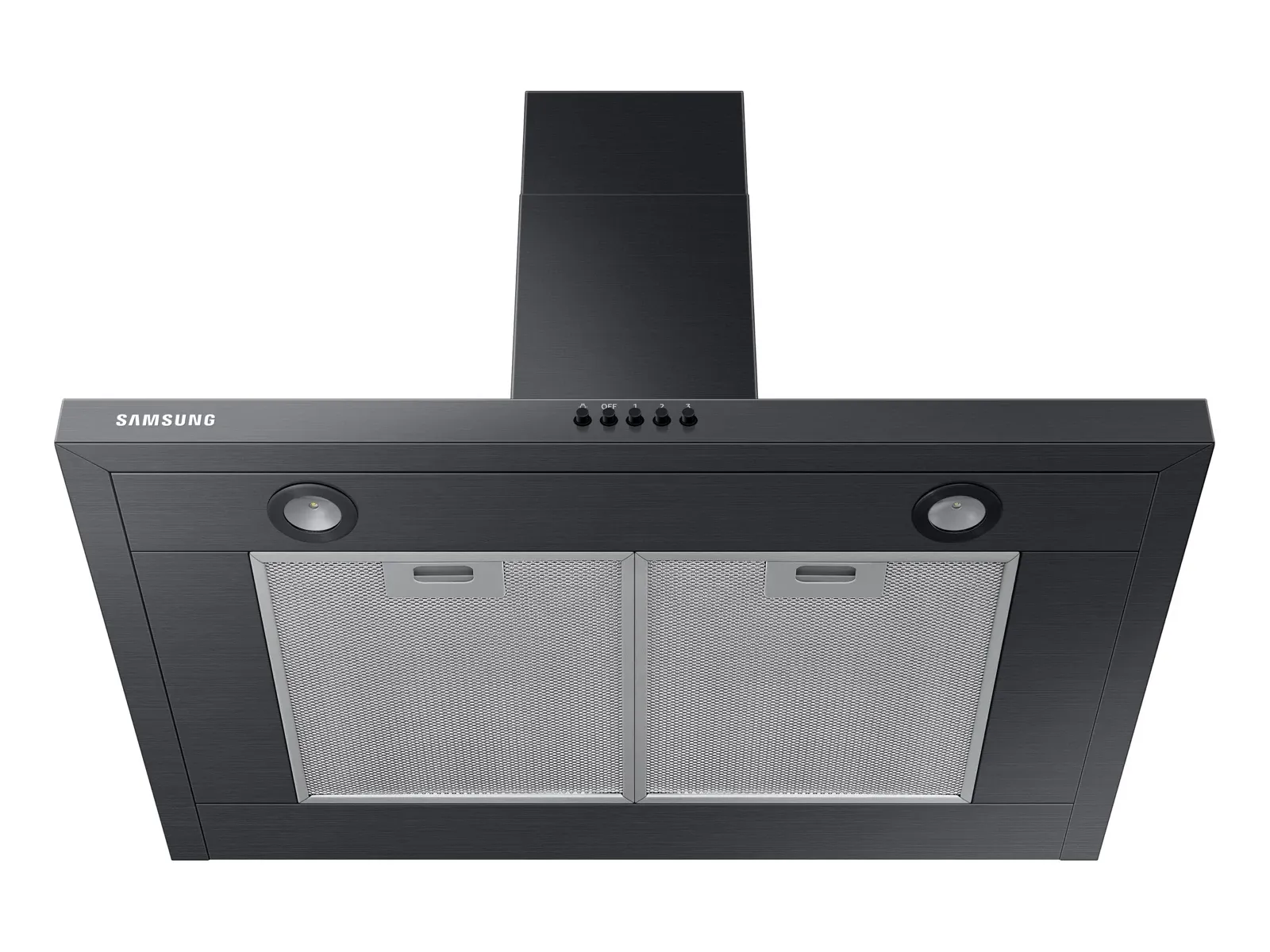 Samsung 5000 Series Black 30" Wall Mount Canopy Hood