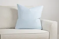 Zeke Light Blue 22" Accent Pillow
