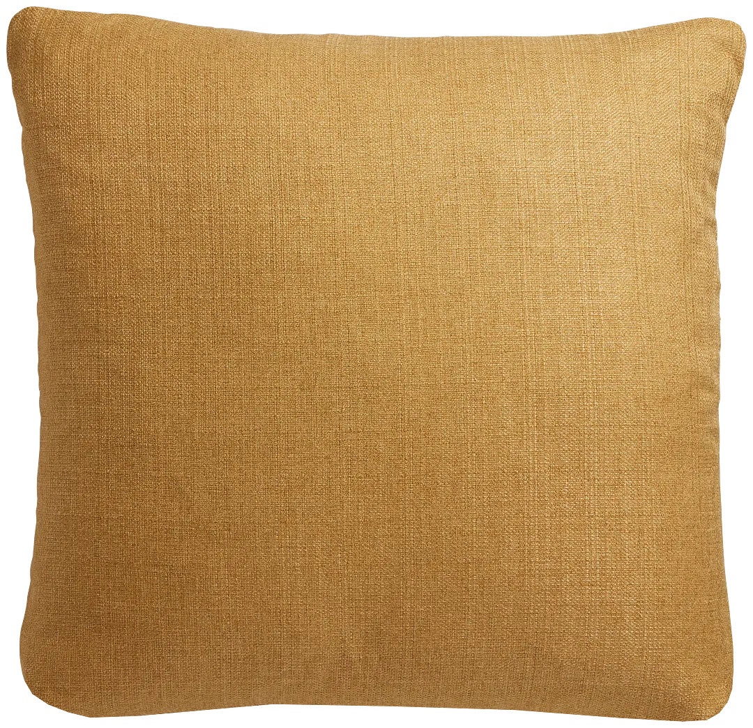Zeke Yellow 22" Accent Pillow