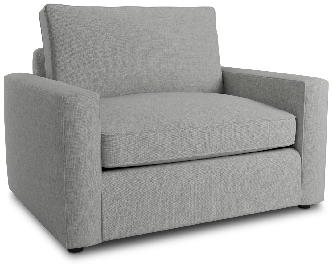 Siesta Delray Pewter Fabric Cooling Memory Foam Sleeper