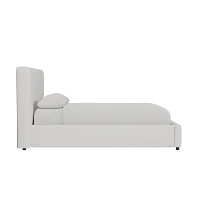Grayton Lucy Light Beige 44" Upholstered Platform Bed