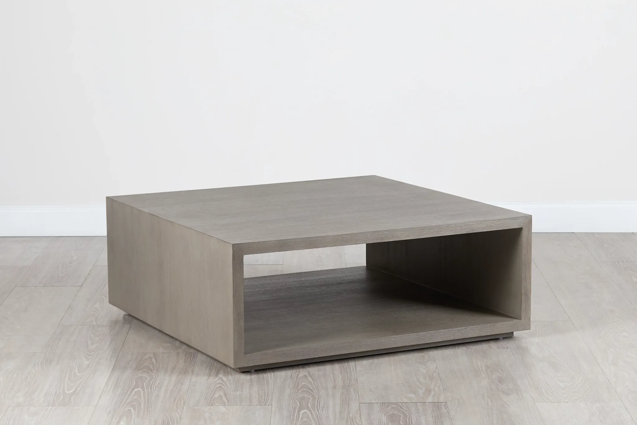 Nixon Light Tone Open Square Coffee Table