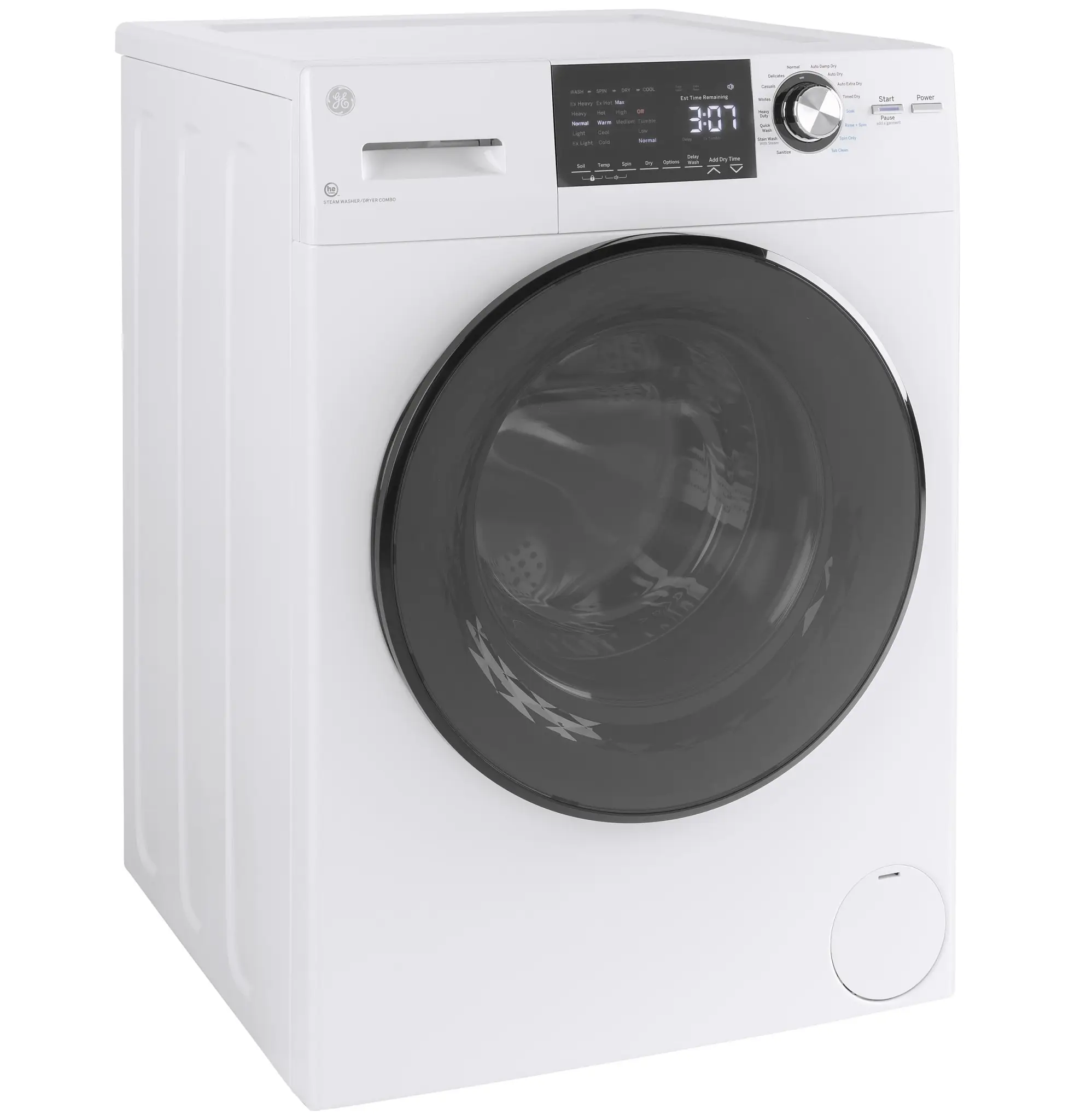 Ge 14 Series White Electric Washer/dryer Combo Ge 14 Series White Electric Washer/dryer Combo
