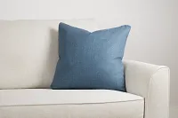 Zeke Dark Blue 20" Accent Pillow