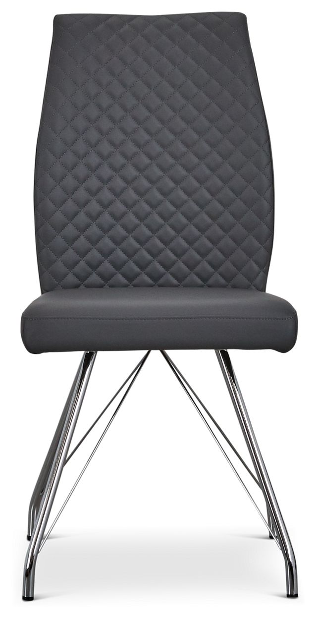 Lima Gray Upholstered Side Chair (2)