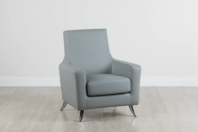 Zane Dark Gray Micro Accent Chair