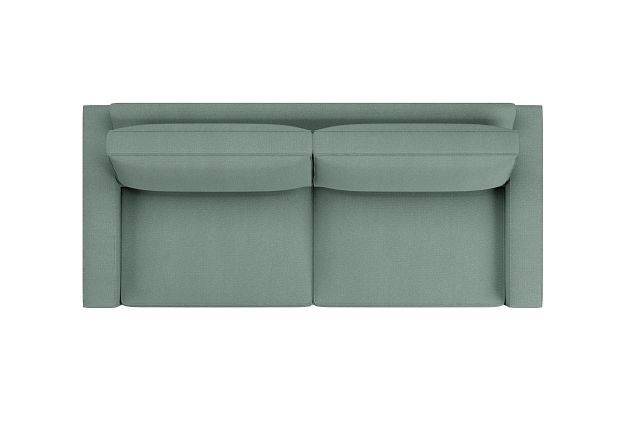 Edgewater Delray Light Green 96" Sofa W/ 2 Cushions