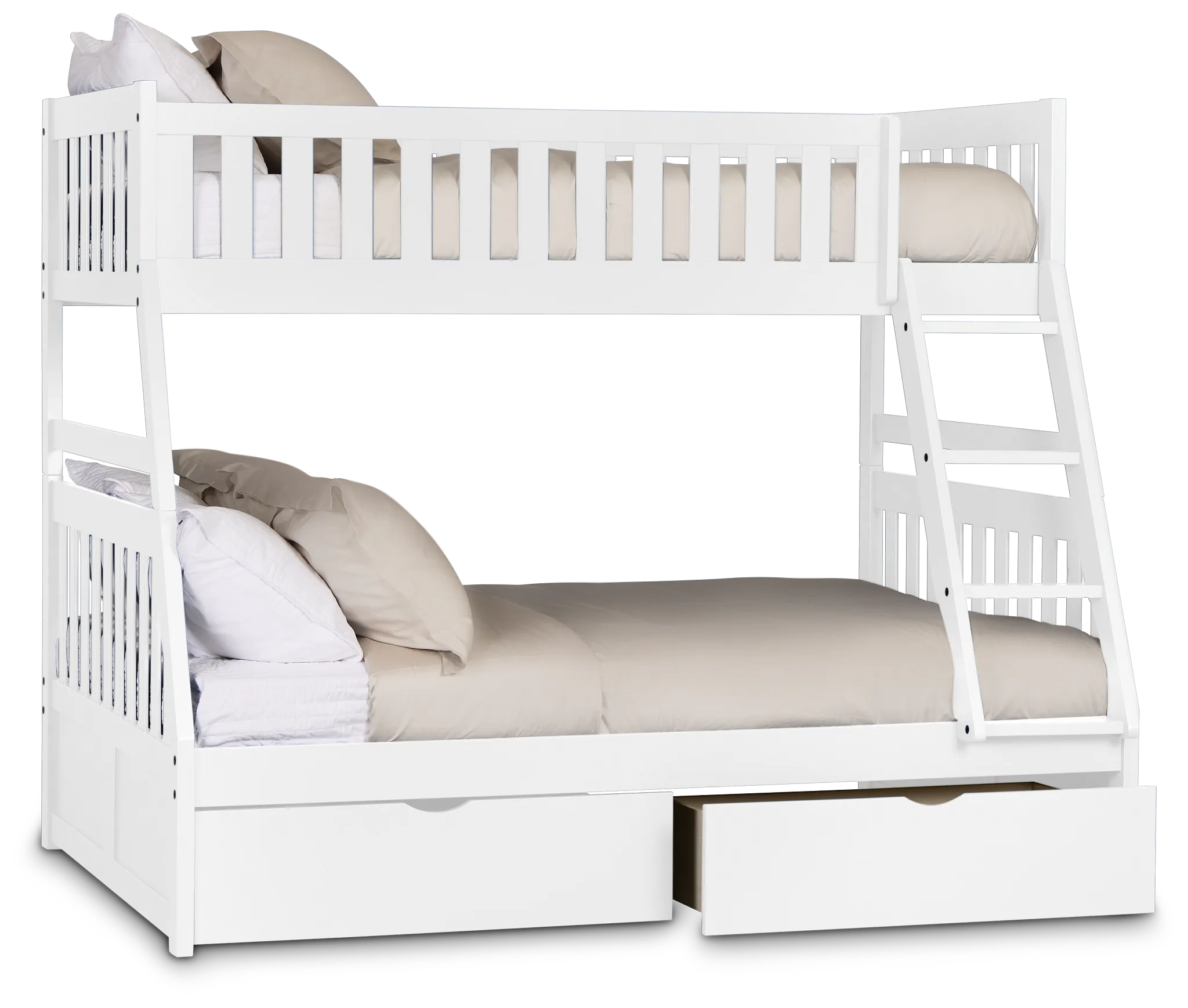Charleston White Storage Bunk Bed